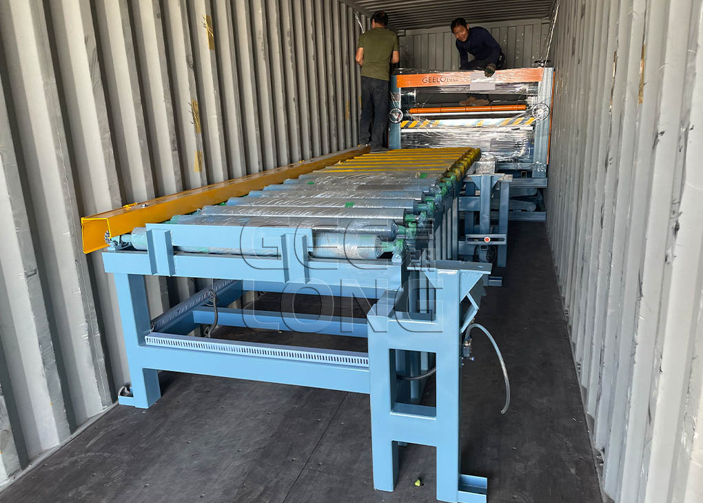 geelong complete set plywood machinery exported to Ethiopia