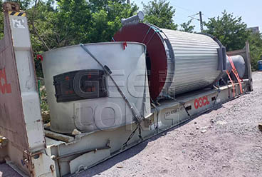 2000000kcal plywood thermal oil boiler is exported