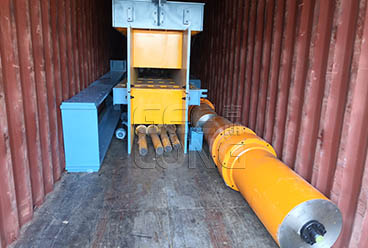 GEELONG exported veneer patching machine and plywood cold press machine to Indonesia