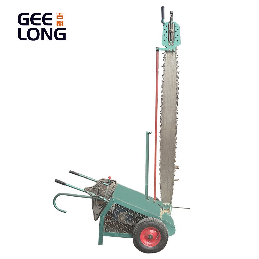 Wood log chain cutter