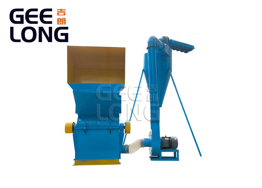 Wood waste crusher machine, wood shredder machine