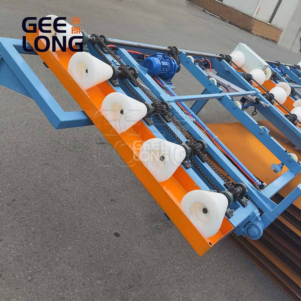 9feet glued plywood board overturning machine