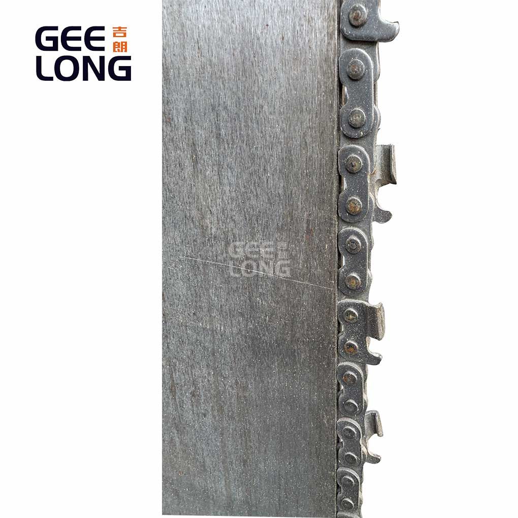 Wood log chain cutter